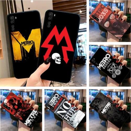 HUAGETOP Metro 2033 Black TPU Soft Phone Case for Huawei P40 P30 P20 lite Pro Mate 30 20 Pro P Smart 2019 prime