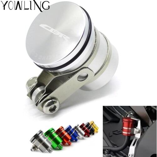 Motorcycle CNC Rear Brake Clutch Tank Fluid Reservoir Oil Cup Cover For honda HONDA CBR1000RR CBR600RR NSR250R CB600 CB1000R