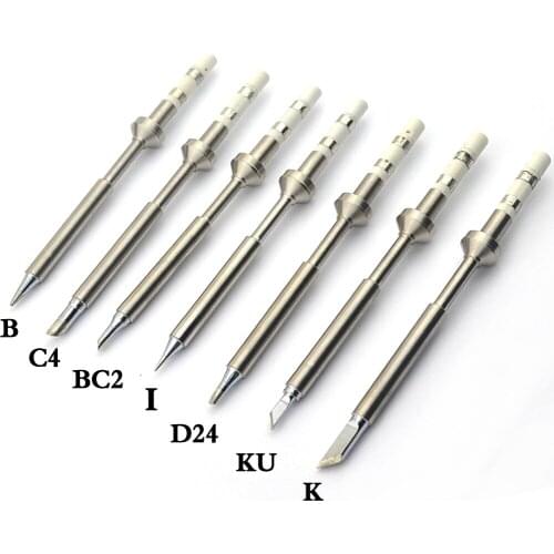 TS100 Soldering Iron Tips Lead Free Replacement Various Models of Tip Electric Soldering Iron Tip B B2 BC2 C4 D24 K KU I ILS