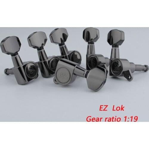 NEW Wilkinson WJ07 Electric Guitar Machine Heads Tuners Gear ratio 1:19 for ST or TL Smoky color Tuning Pegs