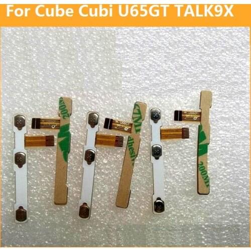 Premium switch on off Power Volume button Flex cable For Cube Cubi U65GT TALK 9X conductive flex with sticker replacement parts