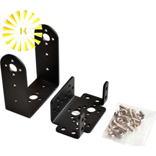 For MG995 MG996 Steering Gear Pan and Tilt Mount Mechanical Robot High-quality Performance Servo Mount Set