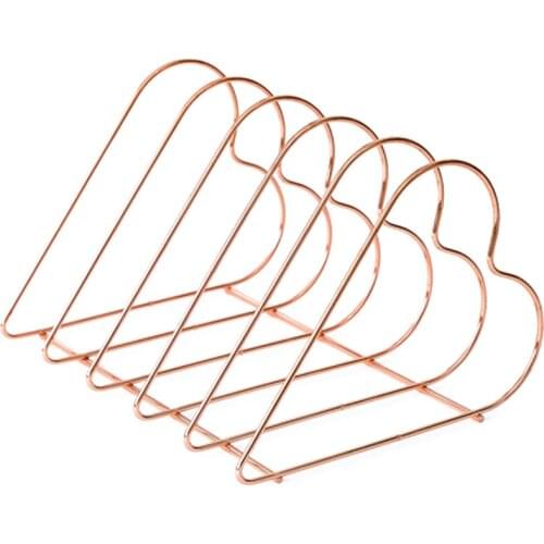 Nordic creative modern small bookshelf simple magazine shelf desktop storage shelf table decoration shelf