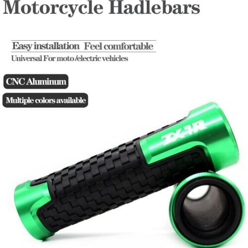 7/8 "22mm Universal Motorcycle Handle Handlebar Hand Bar Grip For Kawasaki ZX7R ZX7RR 1989-2003 1990 1991 1992 1993 1994 1995 96