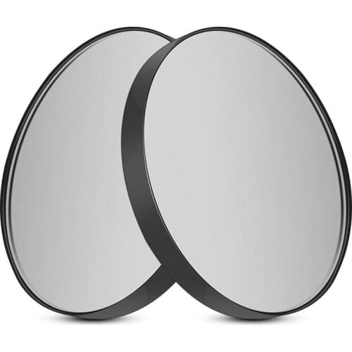 5 Times 10 Times Magnifying Glass Small Round Mirror with Suction Cup Makeup Mirror 8.8cm Diameter Handheld Magnifier