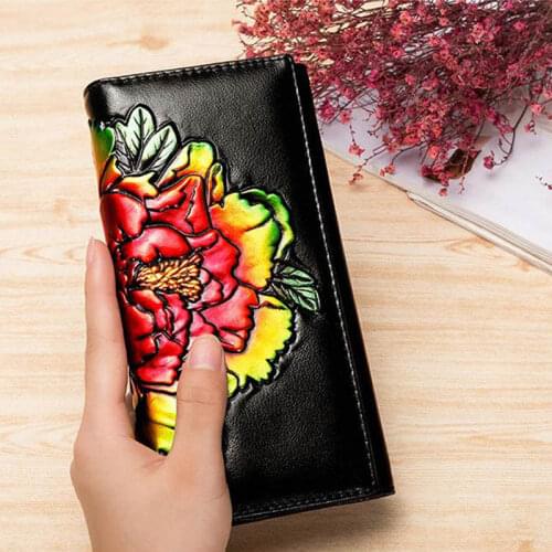 Women card holder wallet Women Genuine Leather Bag Luxury Designer Famous Brand Female Bag Real Cowhide Leather Bag