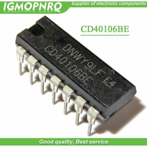 10PCS CD40106BE DIP14 CD40106 DIP 40106BE DIP-14 IC IGMOPNRQ