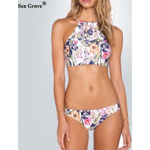 2017 bikinis women Swimsuit Printed Swimwear Women Bikini Set Swimsuit womens swimming suit,plus size Swimsuits