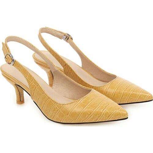 Aimaylen Leather Pumps