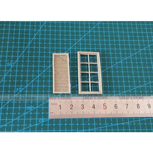 1/35 Resin Soldier Scene Accessories Sided shutters Window renovation member