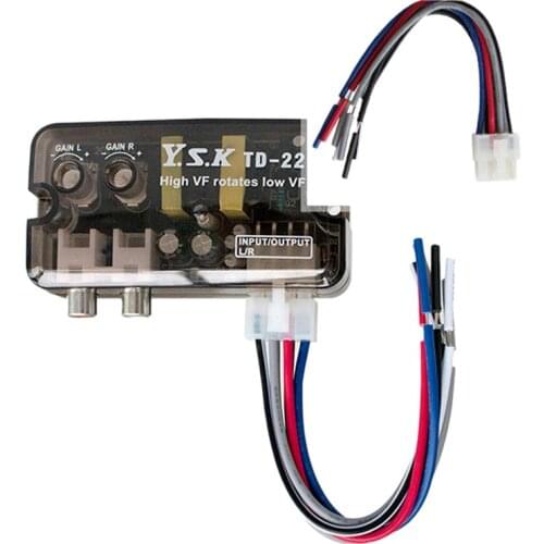 RCA Car Subwoofer High Frequency to Low Frequency Converter with Time Delay Function