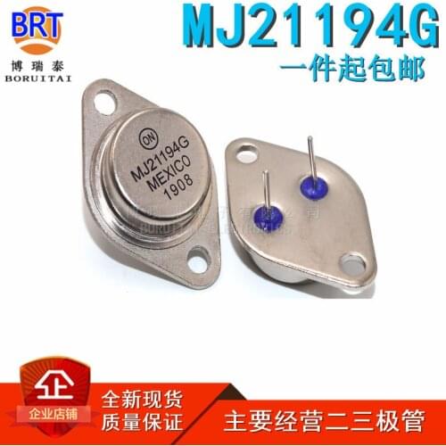 5pcs Mj21194g Darlings Bipolar Audio High Power Transistor to-3 Pair Tube Brand New