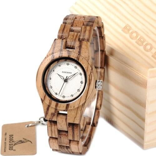 BOBO BIRD Women's Watches With Rhinestones