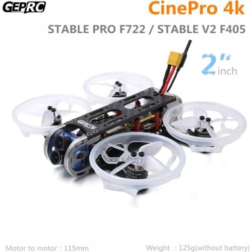GEPRC CinePro 4k BNF/PNP 2inch CineWhoop Quadcopter FPV Drone With F722/F405 Flight controller BL32 35A ESC GR1105 5000KV Motor