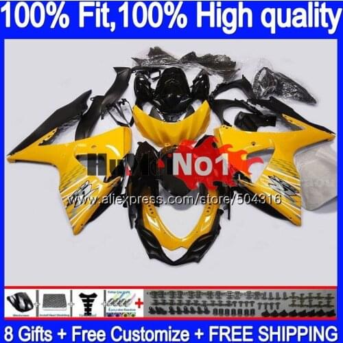 Injection For SUZUKI K9 GSXR1000 GSXR 1000 23MC.73 Golden black GSXR-1000 2009 2010 2014 2015 2016 09 10 11 14 15 16 OEM Fairing