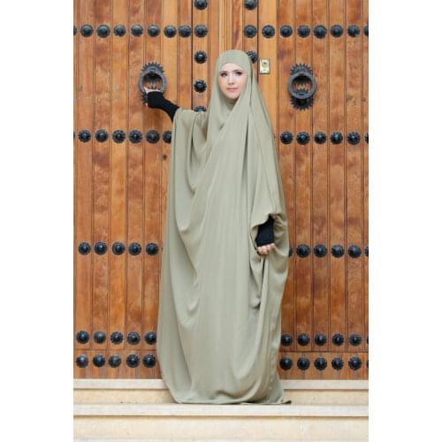 Jilbab Abaya Dubai Women Khimar Hijab Prayer Dress Caftan Muslim Islamic Clothing Ramadan Robe Femme Musulmane Womens Abayas