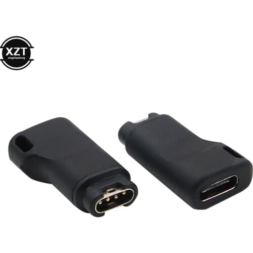USB C to 4pin Charge Converter Adapter for Garmin Fenix 5/5X/5s/6/6X/6S Forerunner 45/45S/245/245M/935/945 Vivoactive 3/3T