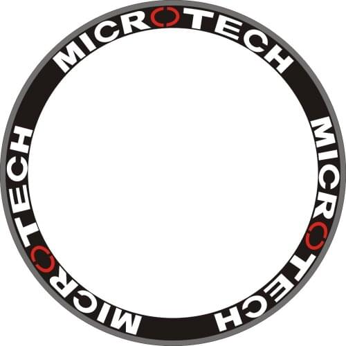 MicroTech Rims Wheel Stickers Decals Bike Road Cycle Wheelset Stickers For FOR 45/50/55/60mm 2 Wheels