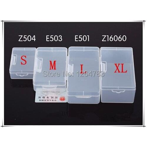 New rectangular plastic box parts box storage box transparent box hardware tools have covered PP material free shipping