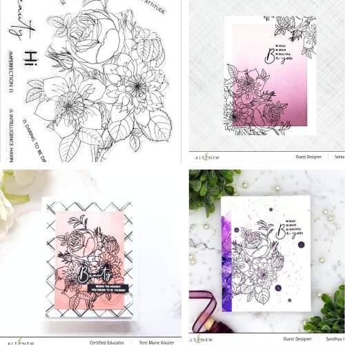 The Latest 2021 Beautiful Dies Rose Metal Cutting Mold Stamp DIY Scrapbook Crafts Photo Album Template Handmade Decoration
