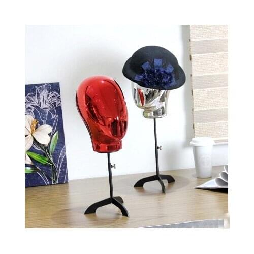 New Style Fashionable Electroplate Fashion Head Mannequin Head Model Factory Directsell