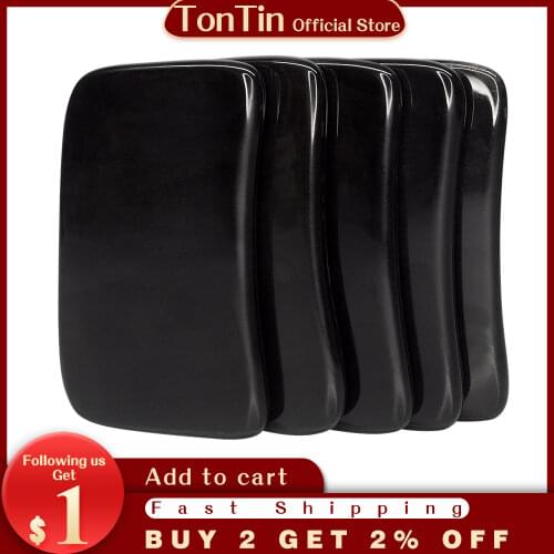 30pieces/lot Wholesale thicken square buffalo horn massage guasha board beauty face Scrapping plate