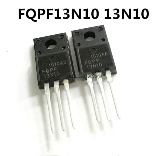 Original New 5PCS/ FQPF13N10 13N10 100V FSC TO-220F TO220F