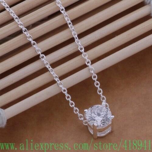 Silver Plated Necklace Silver Plated fashion jewelry pendant /btkakkra badajrka AN586