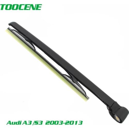 Rear Wiper Blades and Arm For Audi A3 S3 2003- 2013 Windshield Wiper Auto Windscreen Car Accessories