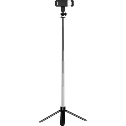 All-In-One Selfie Stick Tripod Extendable Phone Holder with Bluetooth Remote and Tripod For Apple and Android Devices