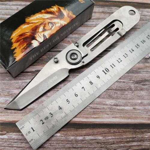 180mm MM unfolding length, stainless steel folding knife, outdoor camping cutting sharp pocket knife, jungle picking knife, tool