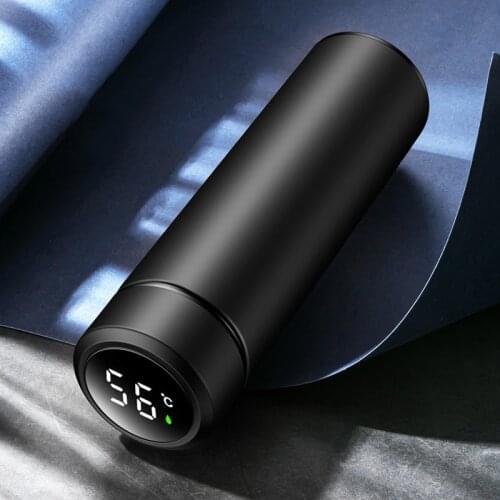 Smart Insulation Cup Male And Female Student Portable High-End Digital Vacuum Water Bottle Creative Simplicity Tea Infuser Large