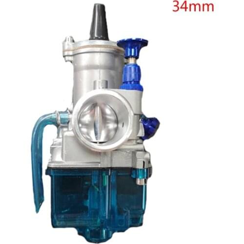 Universal PWK28 PWK30 PWK32 PWK34mm Motorcycle Carburetor Compatible with Racing Parts Jet Power Scooters Dirt Bike