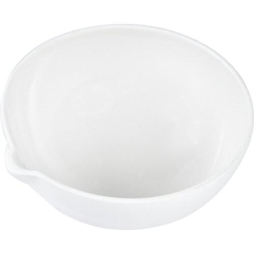 Avaliable Lab white 500ml 1pcs Ceramic Evaporating Dish For Laboratory experiment