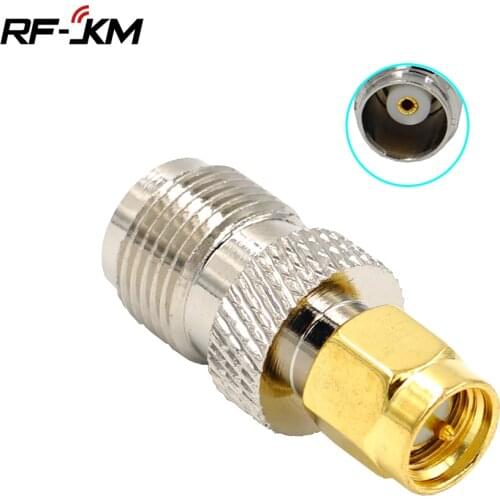 1Pcs RF Adapter TNC Female jack to SMA Male plug RF Coaxial Connector High Quanlity Straight