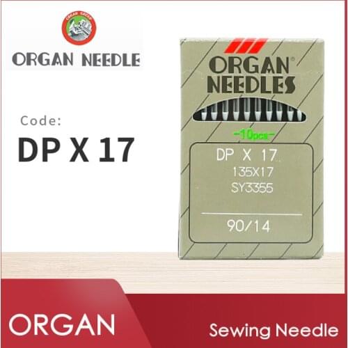 10 PCS DPX17 ORGAN Needles For Industrial Sewing Machine Accessories Japan Sewing Spare Parts SY3355 135X17 JUKI BROTHER SINGER