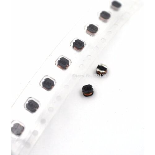 10PCS/LOT SMD Power Inductor CD32 68uH 68UH 680 SMD Inductance 3.5*3.0*2.0mm
