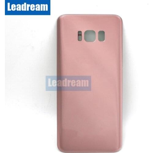 100PCS Back Battery Door Housing Cover Rear Glass with Adhesive for Samsung Galaxy S8 G950 G950F S9 Plus G955 G955F Free DHL