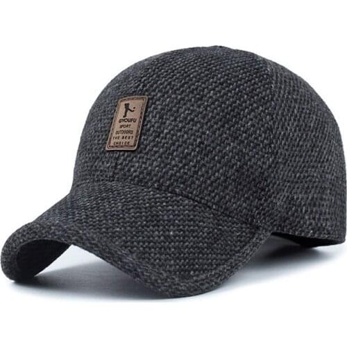 2018 Winter hats baseball cap men Ear Protect bomber hats Casual leisure snapback outdoor Keep warm hat gorras