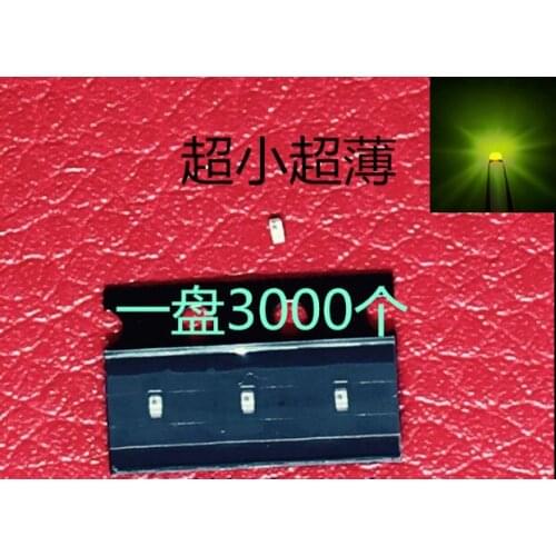 3000pcs SMD 0402 LED Chip Yellow Green Surface Mount SMT Beads (1005) Light Emitting Diode LED Lamp