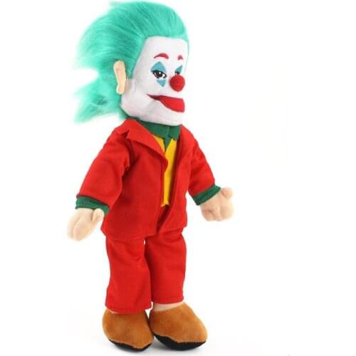 37cm Movie Joker Plush Toy Doll Cute Joker Plush Stuffed Toys Doll Gifts for Christmas Children Kids