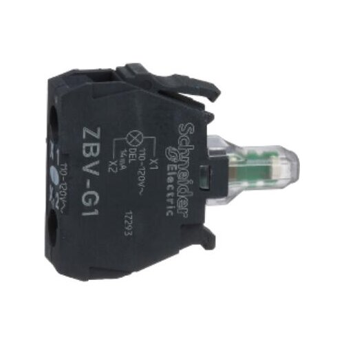 5pcs ZBVG1 Light block for head Ø22, white, integral LED, 110...120 V AC