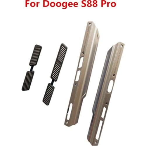 Doogee S88 Pro Housing A Frontal shell Middle Side Metal Frame Housings Case Middle+Power Volume SOS Button Repair Parts
