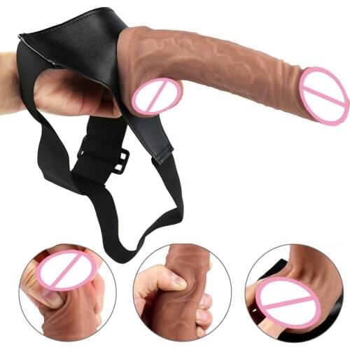 2 Colors Penis Adjustable Strapon Dildo Realistic Couples Suction Cup Dildo Restraints Adult Sex Toys For Couples Women Lesbian