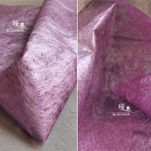 Violet Linear Texture Fabric DIY Stage Decor Artificial Flower Photo Props Background Creative Clothes Designer Fabric