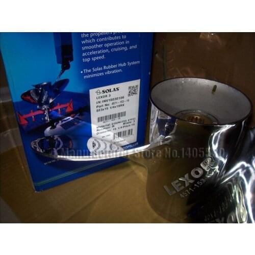 Quality Stainless Steel Outboard Propeller For Suzuki 2 stroke 150-300hp outboard motor parts propeller Model No.15.3*19