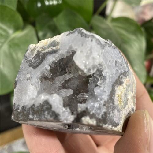 Natural Morocco Agate Geode Crystal Healing Beautiful Home Decoration
