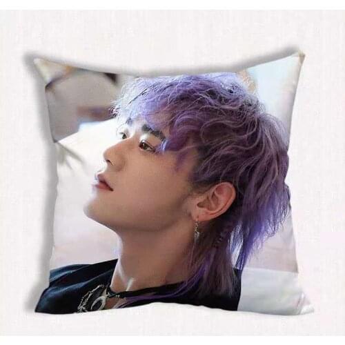 Wei Zhi Tai Yi with The Same Style Pillowcase Star Series Cushion Cover Home Decor Throw Covers Idol Surrounding Souvenir Gifts