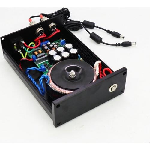 2021 New 50W HIF linear regulated power supply Dual output Ultra-low Noise Linear DC 5V DC12V DC19V DC24V for DAC tube Pre amps