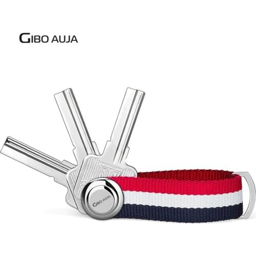 Gibo Auja - Brand New 2018 Smart Key Holder EDC DIY Gear Key Organizer Key Chain Men Women Key Smart Wallet